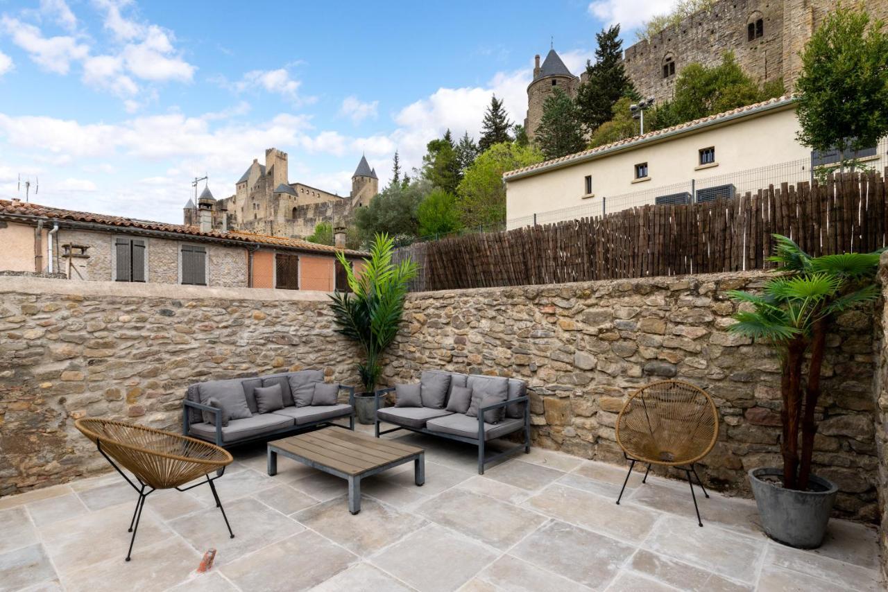 Вилла Au Puits De La Cite - Terrasse Vue Cite - Wifi Каркассон Экстерьер фото